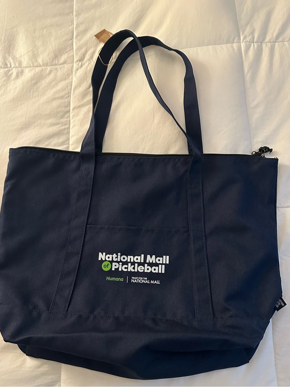 National Mall of Pickleball Navy Tote Bag